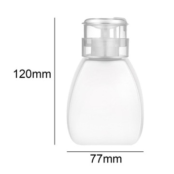 Жидкость для снятия лака с прессом Бутылка 77х120мм Прозрачная