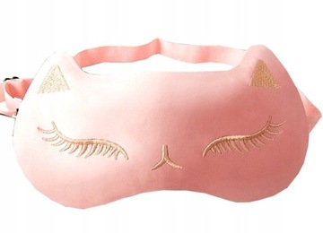 Маска для глаз CAT KITTEN, атласный чехол для сна дома