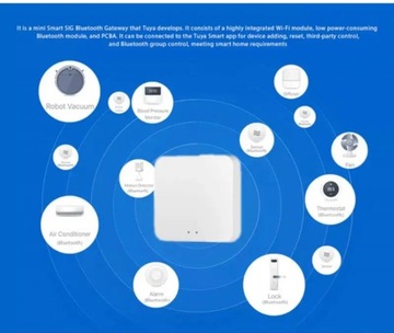 Tuya Bluetooth Gateway Hub — интеллектуальный Bluetooth-шлюз.