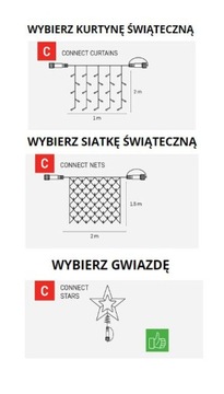 Лампы-сосульки комбинированные 100LED 2,5м холодный белый + таймер холодного белого мигания EMOS