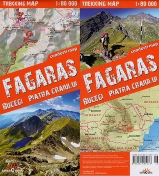 FOGARAS FAGARAS, BUCEGI, PIATRA CRAIULUI MAPA