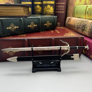 КОПИЯ СЕРЕБРЯНОГО МЕЧА ВЕДЬМАКА ГЕРАЛЬТА 22СМ