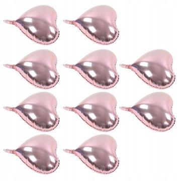 10 sztuk balony foliowe w kształcie serca o