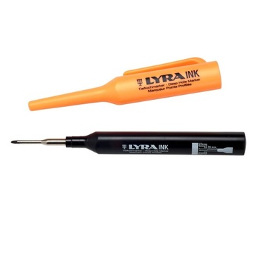 MARKER BUDOWLANY DO GŁĘBOKICH OTWORÓW CZARNY LYRA