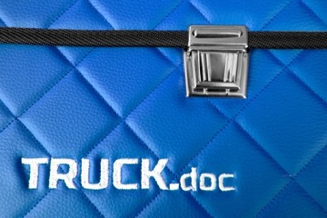 Кожаный портфель для водителя TIR экокожа пик