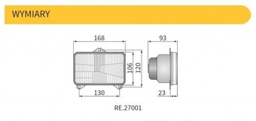H4 Lamborghini Premium R4 Racing ZHO передний отражатель