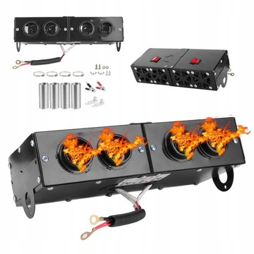 NAGRZEWNICA SAMOCHODOWA GRZEJNIK AUTO 12V 800W