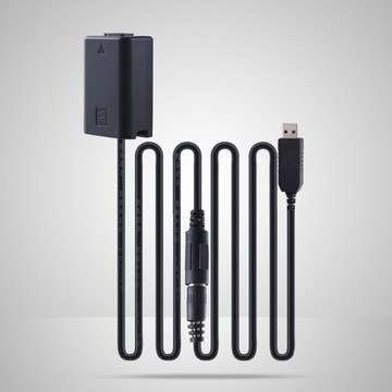 NP FW50 USB зарядное устройство постоянного тока, имитация аккумулятора для Sony A6500 A6400 A6300