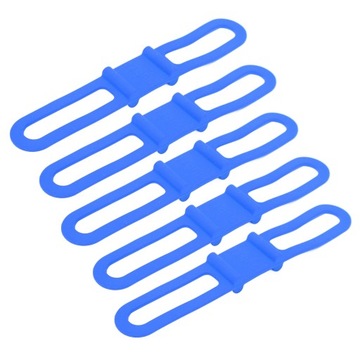 DUUTI 5 шт., держатель для велосипедного фонарика с силиконовым ремешком для велосипеда