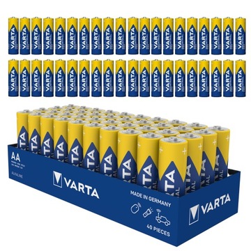 40x LR6 VARTA 1,5V BATERIA INDUSTRIAL PALUSZKI AA