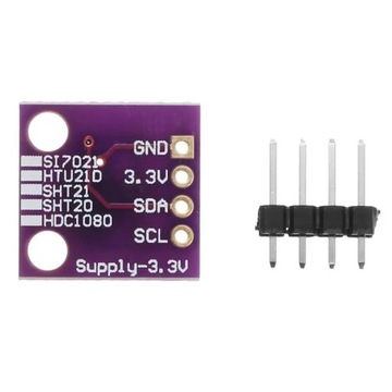 Датчик влажности и температуры HDC1080 I2C ARDUINO RPI