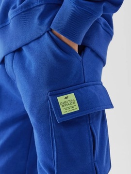 СПОРТИВНЫЕ БРЮКИ ДЛЯ МАЛЬЧИКОВ 4F, ХЛОПОК, AW23M415