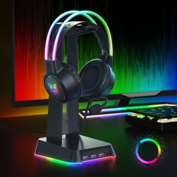ПРОВОДНЫЕ ИГРОВЫЕ НАУШНИКИ ONIKUMA X15 PRO С RGB-МИКРОФОНОМ ДЛЯ ПК