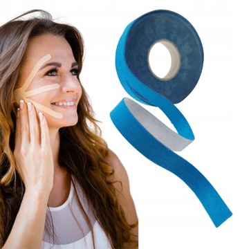 Taśma do tapingu twarzy kinezjologiczna NATURALNY LIFTING FACE BEAUTY tejp
