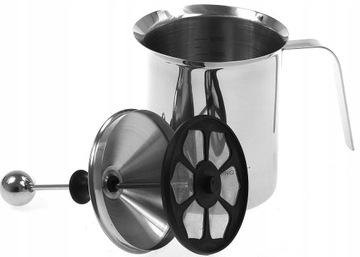 Вспениватель молока, STEEL WHIP, 400 мл, Кружка, Кастрюля