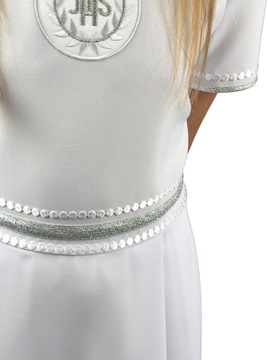 Платье - причастие альб для девочки - размер 134.