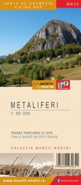 Metaliferi harta de drumetie/hiking map (30) Schubert&Franzke