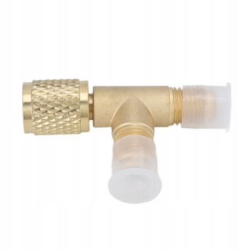 ŁĄCZNIK - TRÓJNIK 2X1/4''SAE ZEW. X 1/4''SAE WEW