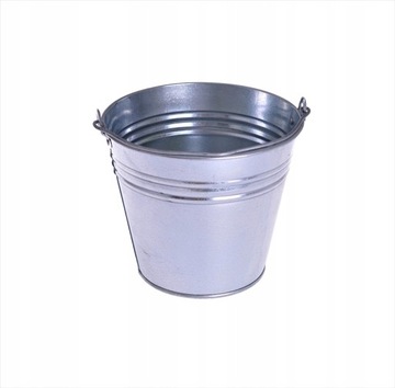 ВЕДРО ИЗ ОЦИНКОВАННОГО МЕТАЛЛА 7л с прямым дном