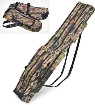 Сумка-чехол для рыбалки, 3 отделения, большая вместимость, 150 см, водонепроницаемая.