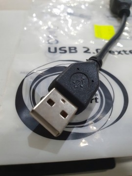 Удлинительный кабель Gembird USB 2.0 0,15м черный