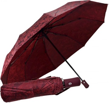 PARASOL DAMSKI PARASOLKA DAMSKA PEŁNY AUTOMAT SATYNA MAŁA MOCNA DO TOREBKI