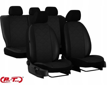 SKÓRA TŁOCZONA POKROWCE MIAROWE DO VW GOLF 7