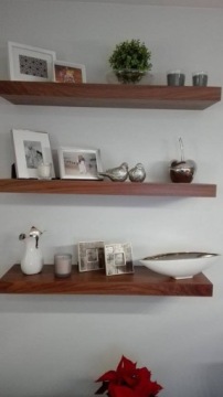 Полка со скрытым креплением 120x16x5 см