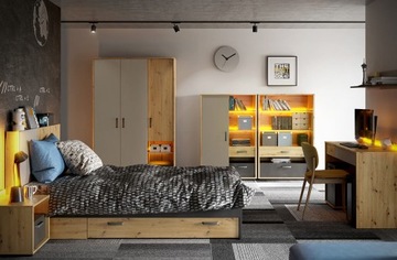 SZAFA GEO DO POKOJU MŁODZIEŻOWEGO