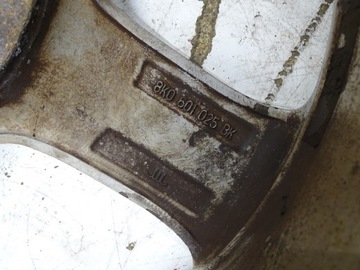 4× DISK HLINÍK AUDI 8K0601025BK 7.0" X 17" 5X112
