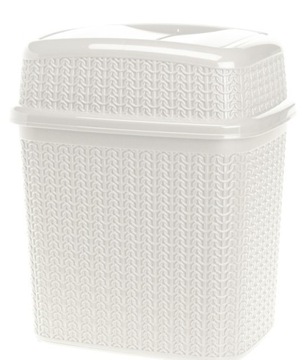 KOSZ UCHYLNY WILLOW 10L BIAŁY