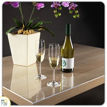 ЗАЩИТНЫЙ КОВрик НАСТОЛ СТОЛЕШНИЦЫ 2мм ТОЛЩИНА 70х80