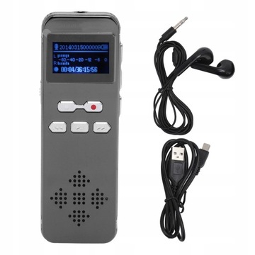 CYFROWY REJESTRATOR GŁOSU ODTWARZACZ MP3 32GB