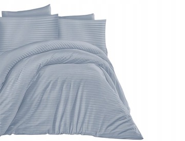 Poszewka Satynowa LUX Cizgili 70x80 Blue DARYMEX