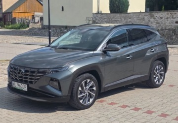 Hyundai Tucson IV SUV 1.6 T-GDI 48V 150KM 2023 Hyundai Tucson Rej.2024Salon PLAutomatBezwypadkowyLakier oryginalny Gwaran
