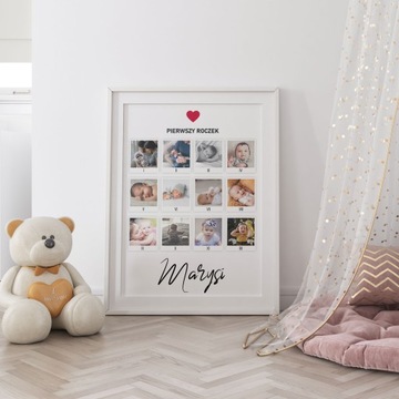 Plakat Urodziny Roczek 30x40 cm vol. 3