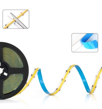 Светодиодная лента COB 7W 1M 12V IP20 Сильный яркий непрерывный свет 320LED Экономичный