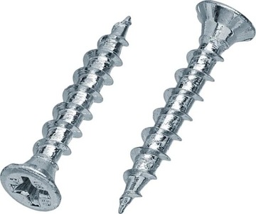 WKRĘTY DO TWORZYW 4.1x55 mm OSTRE 1000 szt.