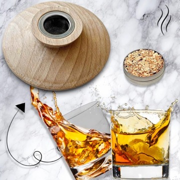 ZESTAW DO WĘDZENIA WHISKY DREWIENKA Prezent Święta