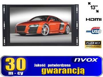 NVOX IPS LED 13-дюймовый монитор FULL HD HDMI с открытой рамкой