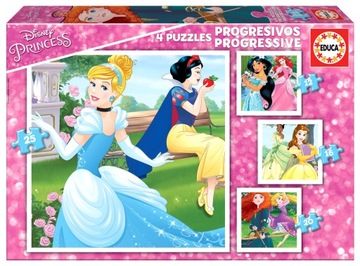 Puzzle 12 16 20 25 Księżniczki z bajek Disneya