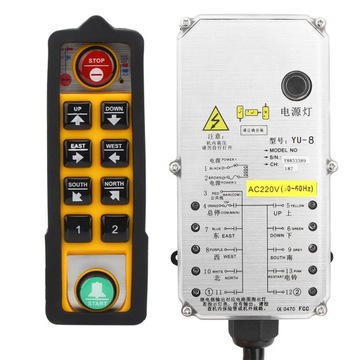 PILOT SUWNICY KASETA 800MHz AC220V 3 DOWÓD