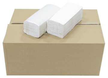 RĘCZNIK ZZ PAPIEROWY SKŁADANY BIAŁY 4000 listki 20x 200 szt.