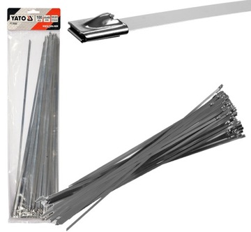TRYTYTKI OPASKI METALOWE ZŁĄCZE 4,6x400mm YT-70565