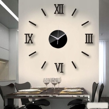 Настенные часы DIY 3D Зеркальные часы Креативный акрил