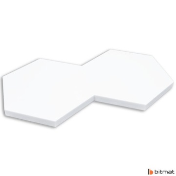 Акустическая звукоизоляционная сотовая пена BASOTECT шестигранник белая 4см