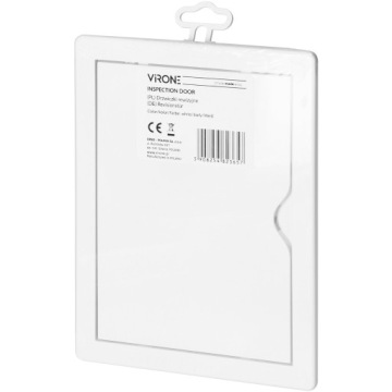 Дверца инспекционная 15/30 мм белая Orno ABS