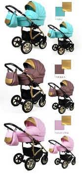 BabyLux Gold Lux ​​3в1 коляска, гондола, коляска, автокресло