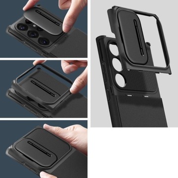 Чехол для Galaxy S23 Ultra, Spigen Optik Armor, Чехол с крышкой для камеры