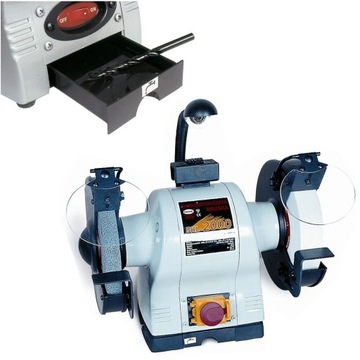 SZLIFIERKA STOŁOWA KAMIENIOWA 200mm 550W OSTRZAŁKA